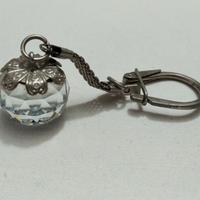 Portachiavi con Sfera Cristallo Swarovski