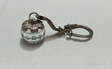 Portachiavi con Sfera Cristallo Swarovski