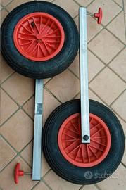 ruote per alesaggio gommone