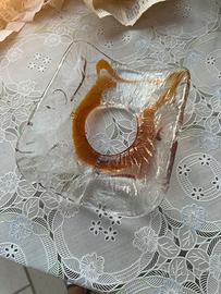 Pezzo di lampada in vetro di murano