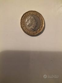 rara moneta regina Elisabetta II