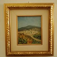 QUADRO AD OLIO DI LATTENE
