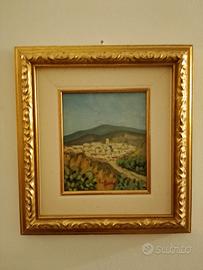 QUADRO AD OLIO DI LATTENE