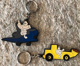 Coppia portachiavi Bibendum Michelin - anni ‘90