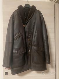 Montone Vintage in Vera Pelle - Marrone