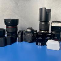 Canon eos 6D MARK II + 3 obiettivi + flash
