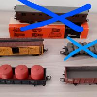 Trenini Rivarossi anni 50/60 e locomotiva Lima