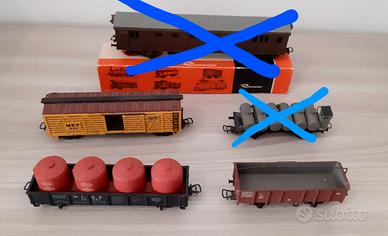 Trenini Rivarossi anni 50/60 e locomotiva Lima