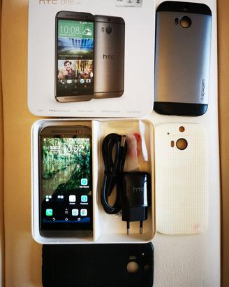 HTC One M8 16 GB grey scatola originale 