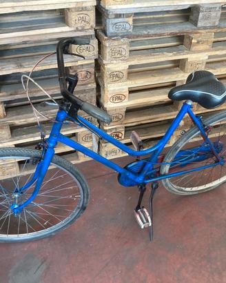 Bici vecchia mantenuta funzionante