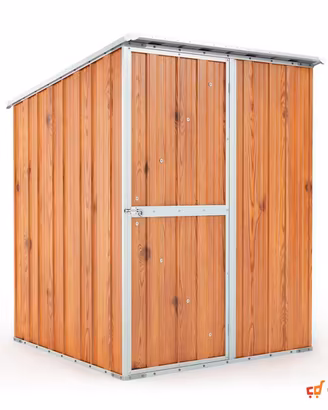 Casetta giardino in Acciaio 1.55x175 cm fin legno