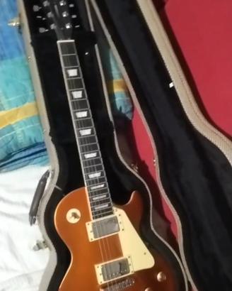 chitarra les Paul  sparkler gold