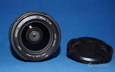 Sigma AF high speed wide MC 28 mm f 1.8, Nikon AF