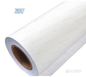 VINILE ADESIVO EFFETTO CARBONIO BIANCO