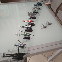 10 aerei in scala 1/100 ITALERI in metallo