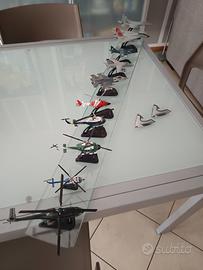 10 aerei in scala 1/100 ITALERI in metallo