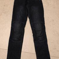 Pantaloni in jeans da moto Stud da uomo