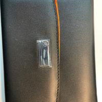 Portafoglio in pelle nera nazareno gabrielli