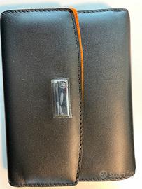 Portafoglio in pelle nera nazareno gabrielli