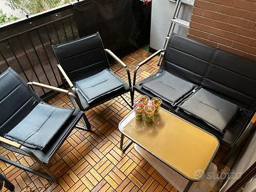 Set da giardino come nuovo