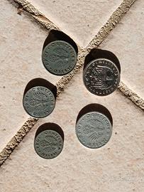Lotto di monete del Terzo Reich tedesco