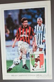 Cartolina MILAN campione 1995-96