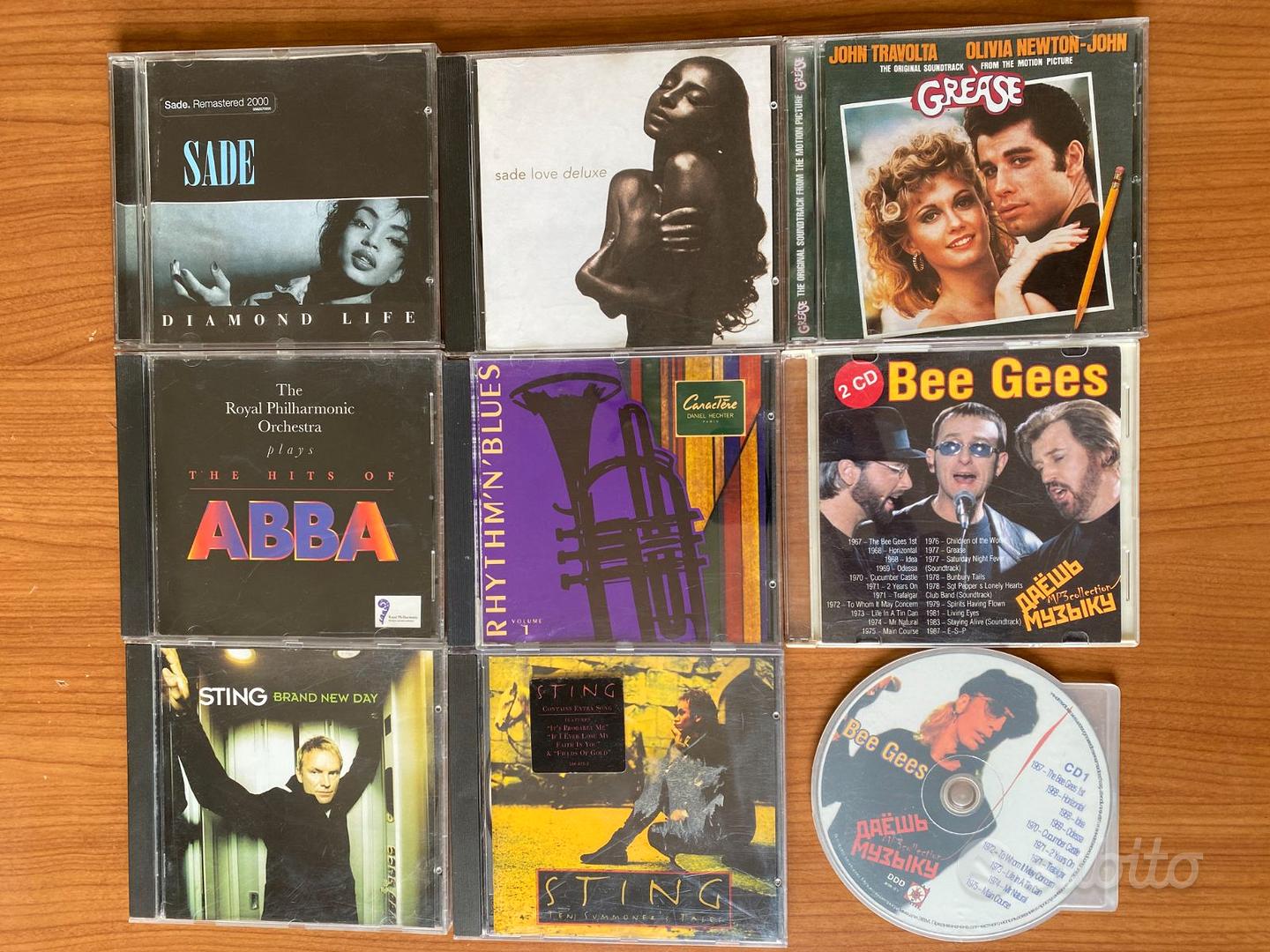 MIX CD vari (SADE, Grease, Bee Gees, Sting, ABBA) Audio/Video In