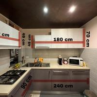 Cucina Cesar usata con elettrodomestici