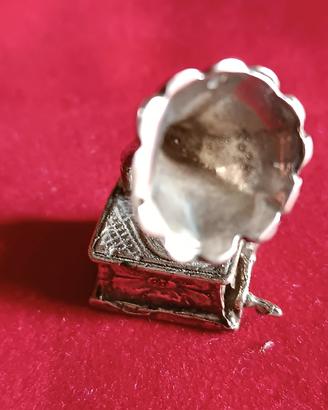 Miniatura Grammofono in argento 