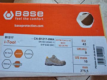 SCARPE ANTINFORTUNISTICA TAGLIA 43