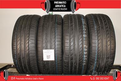 4 Gomme 235 50 R 18 Continental al 85% SPED GRATIS