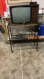 Tv e carrello vintage