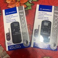 Coppia Walkie talkie vintage Motorola