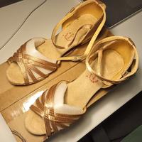 Scarpe latino-americano oro da Bambina