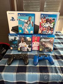 PS4 Slim + 2 controller dualshock + 6 giochi