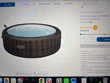 Piscina idromassaggio lay z spa 5-7 persone