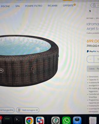 Piscina idromassaggio lay z spa 5-7 persone