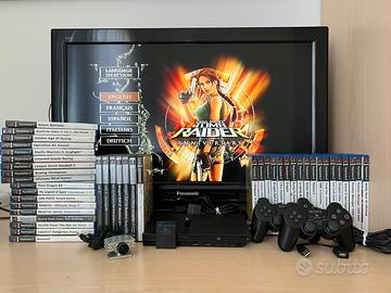 PlayStation 2 Slim + giochi + accessori