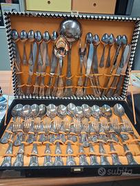 Set posate argento placcato 800