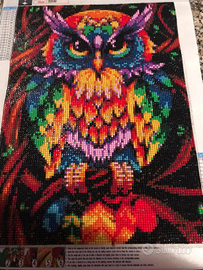 Diamond painting Gufo