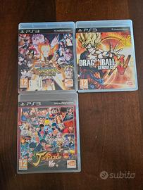 Lotto PS3 Anime (J-Stars + DB Xenoverse + Naruto)