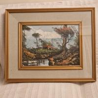 Dipinto paesaggio olio su tela