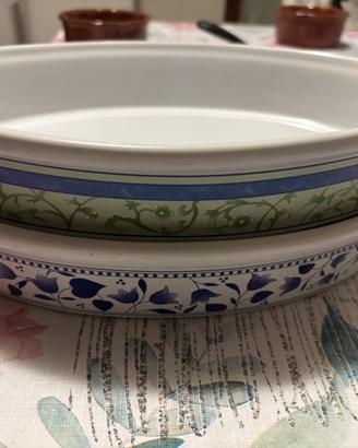 Coppia pirofile da forno in ceramica