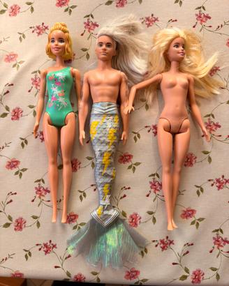 Bambole barbie e mattel