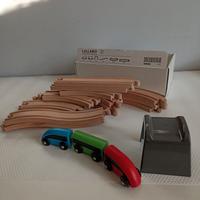 LILLABO Set per trenino, 20 pezzi, multicolore