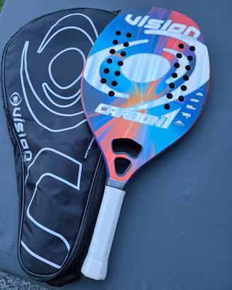 Nuova racchetta beach tennis vision carbon 