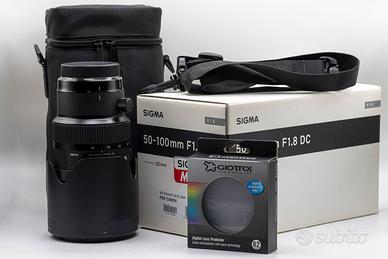Ottica Sigma 50-100mm-F/1.8 (A) AF DC HSM x Canon