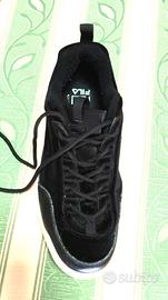 Scarpe Donna FILA Nere suola Bianca Usate in buono