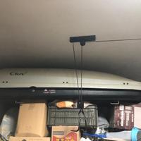 Baule da tetto per auto completo di barre