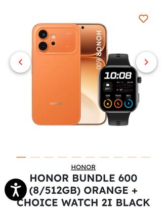 honor 600 come nuovo  bundle 